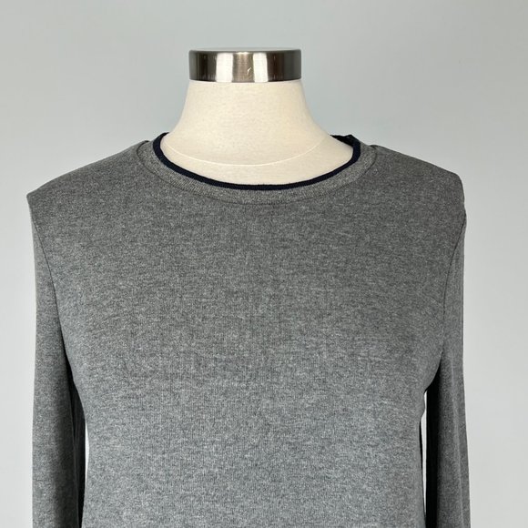 Bailey 44 Womens Manchester Gray Crew Neck Sweater Shirttail Hem size Large - Picture 6 of 16